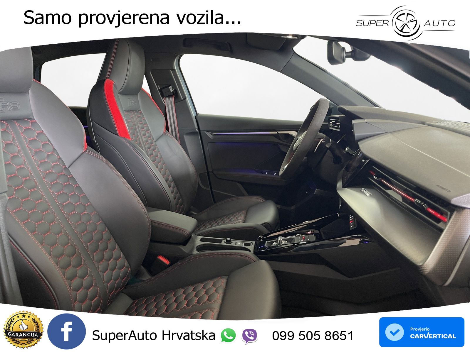 Audi RS3 Sedan 2.5 TFSI (400 KS) quattro S tronic MATRIX+GR SJED+KAM