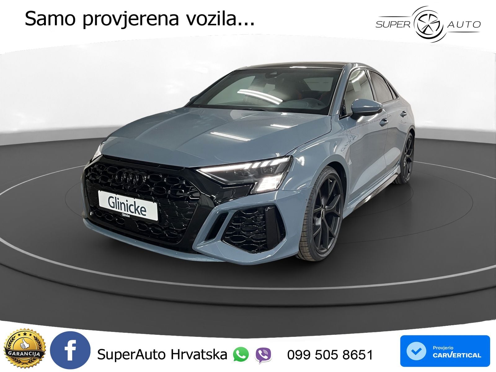 Audi RS3 Sedan 2.5 TFSI (400 KS) quattro S tronic MATRIX+GR SJED+KAM
