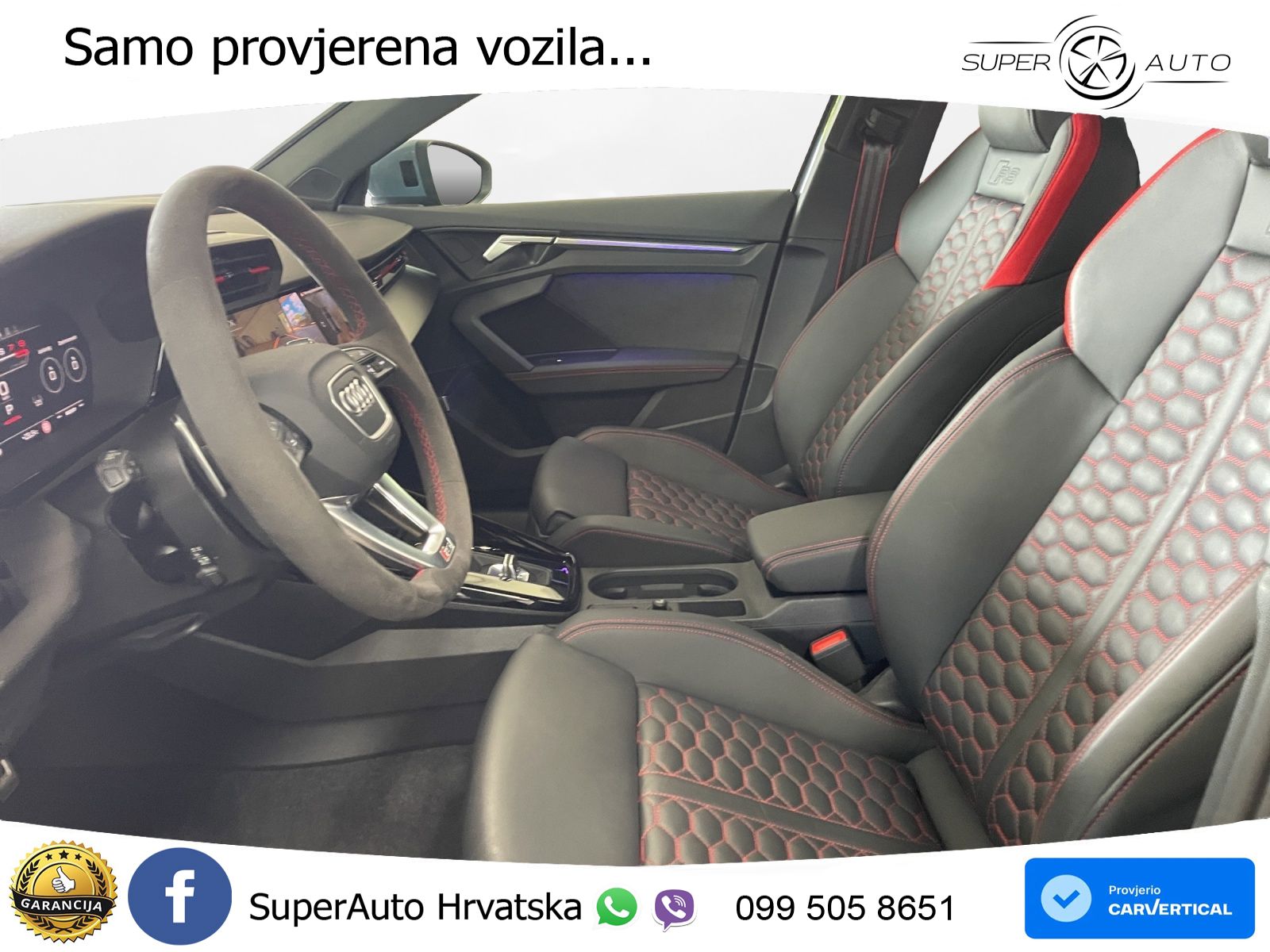 Audi RS3 Sedan 2.5 TFSI (400 KS) quattro S tronic MATRIX+GR SJED+KAM