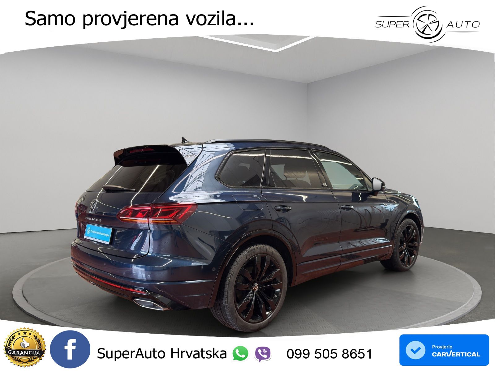 Volkswagen Touareg 3.0 V6 TDI (286 KS) 4MOTION Tiptronic ZRAČNI+ACC+GR SJED+KAM+PANO