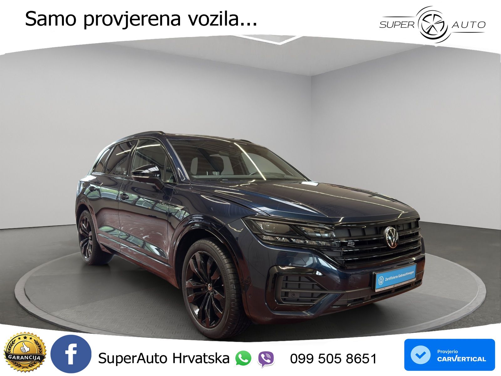 Volkswagen Touareg 3.0 V6 TDI (286 KS) 4MOTION Tiptronic ZRAČNI+ACC+GR SJED+KAM+PANO