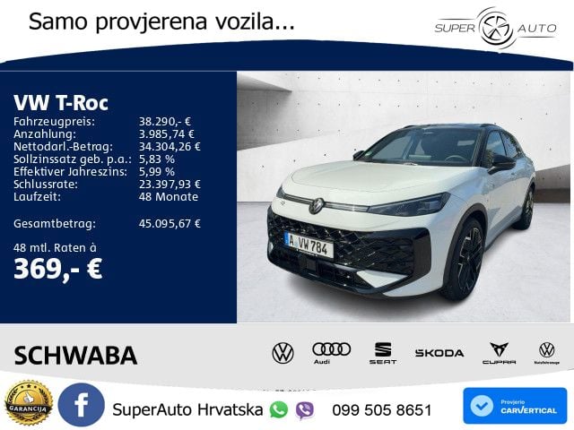 Volkswagen T-Roc II 1.5 eTSI (150 KS)  DSG LED+GR SJED+ACC