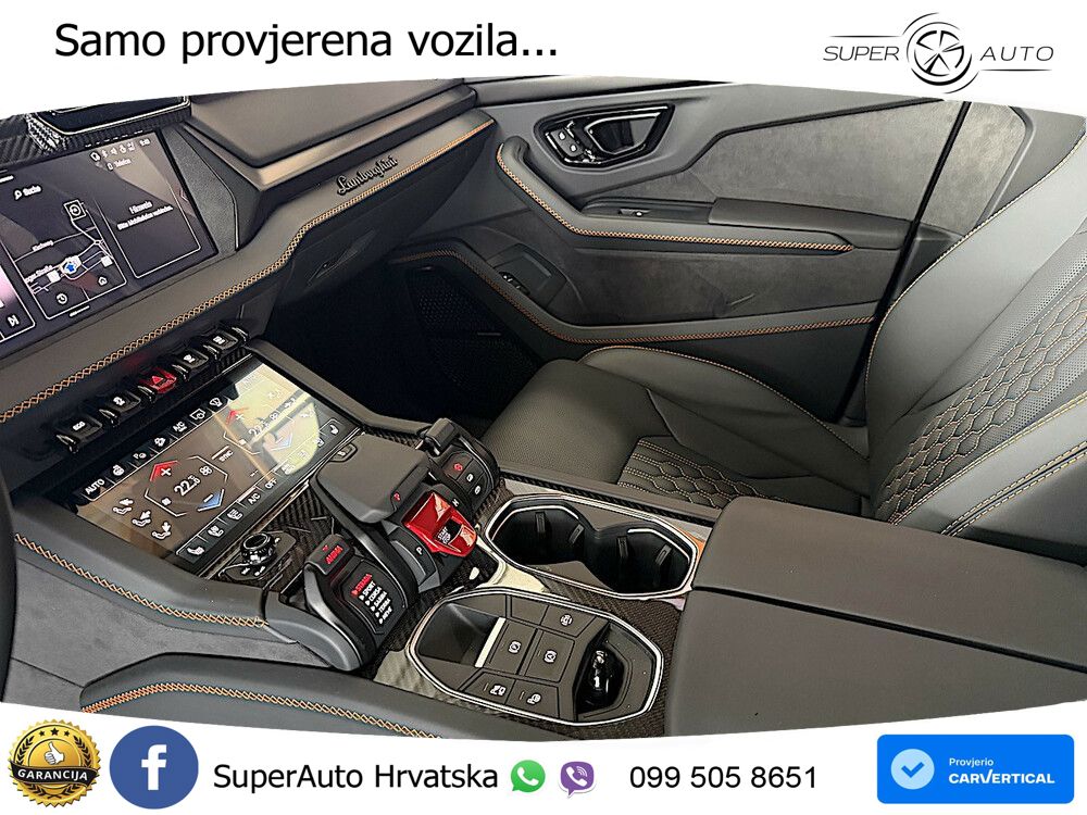Lamborghini Urus SE 4.0 V8 (800 KS) 4WD Automatic ZRAČNI+ACC+GR SJED+KAM+PANO