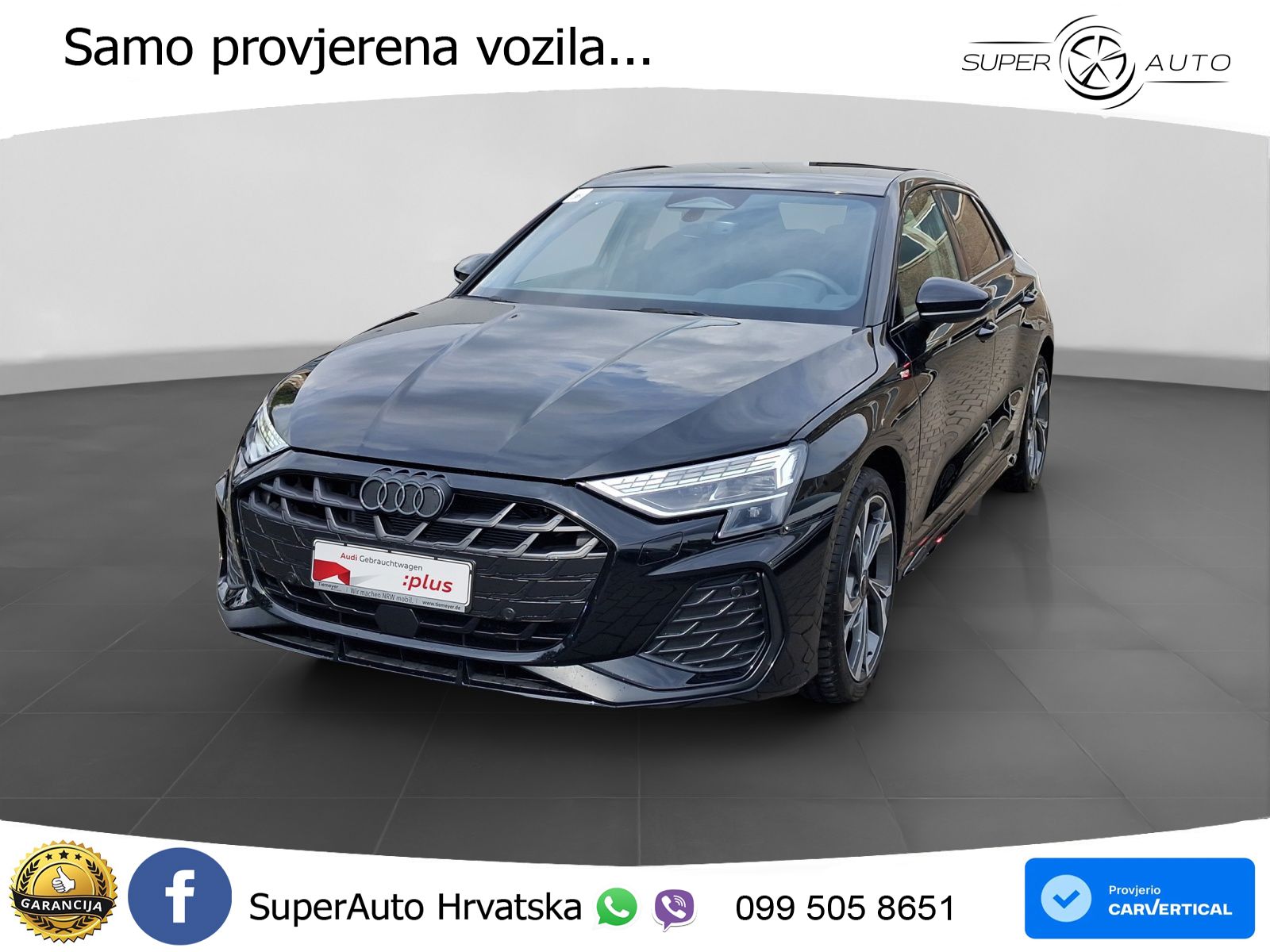 Audi A3 Sportback 40 TFSI (204 KS) quattro S tronic 2x S line