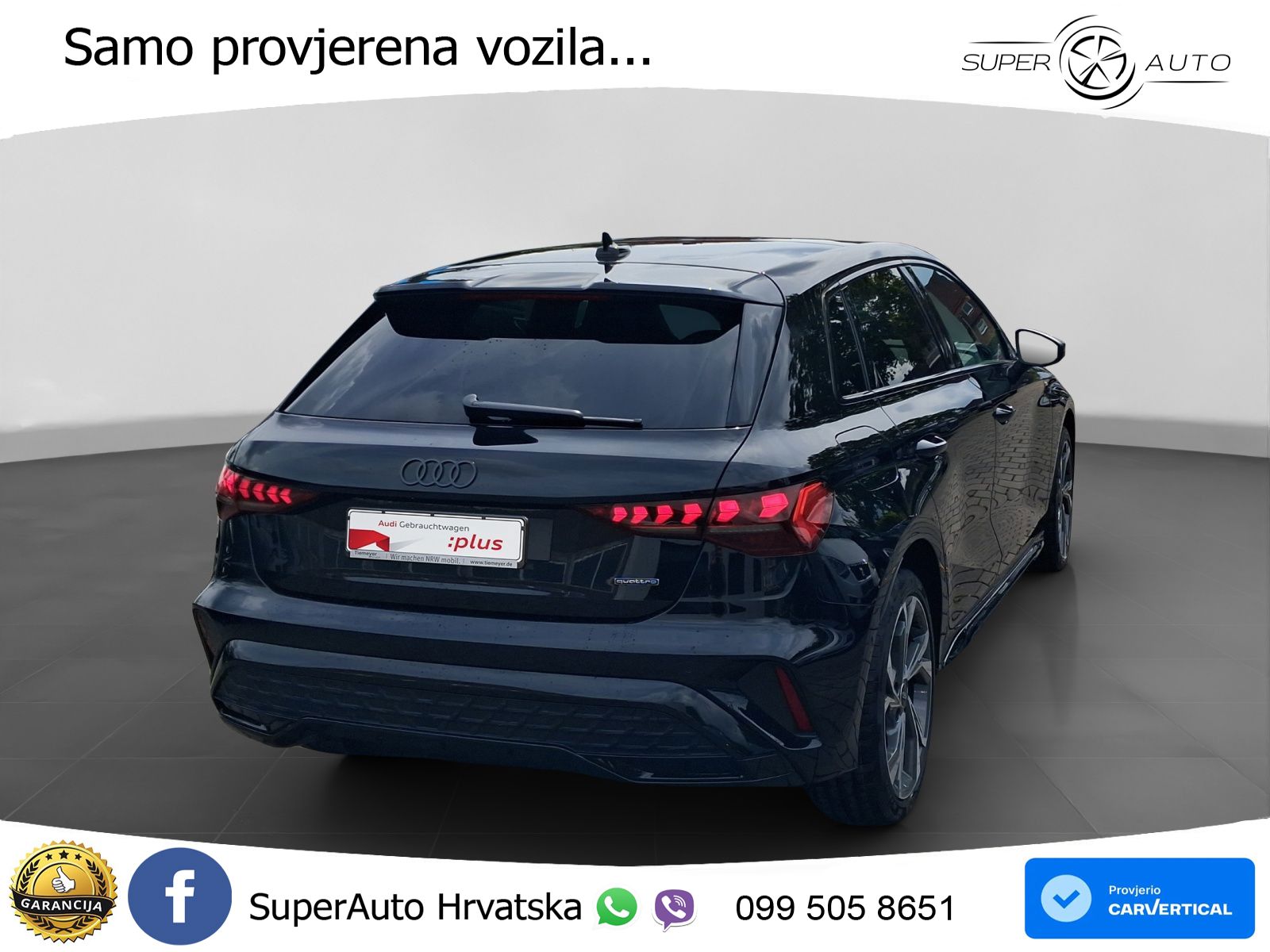 Audi A3 Sportback 40 TFSI (204 KS) quattro S tronic 2x S line