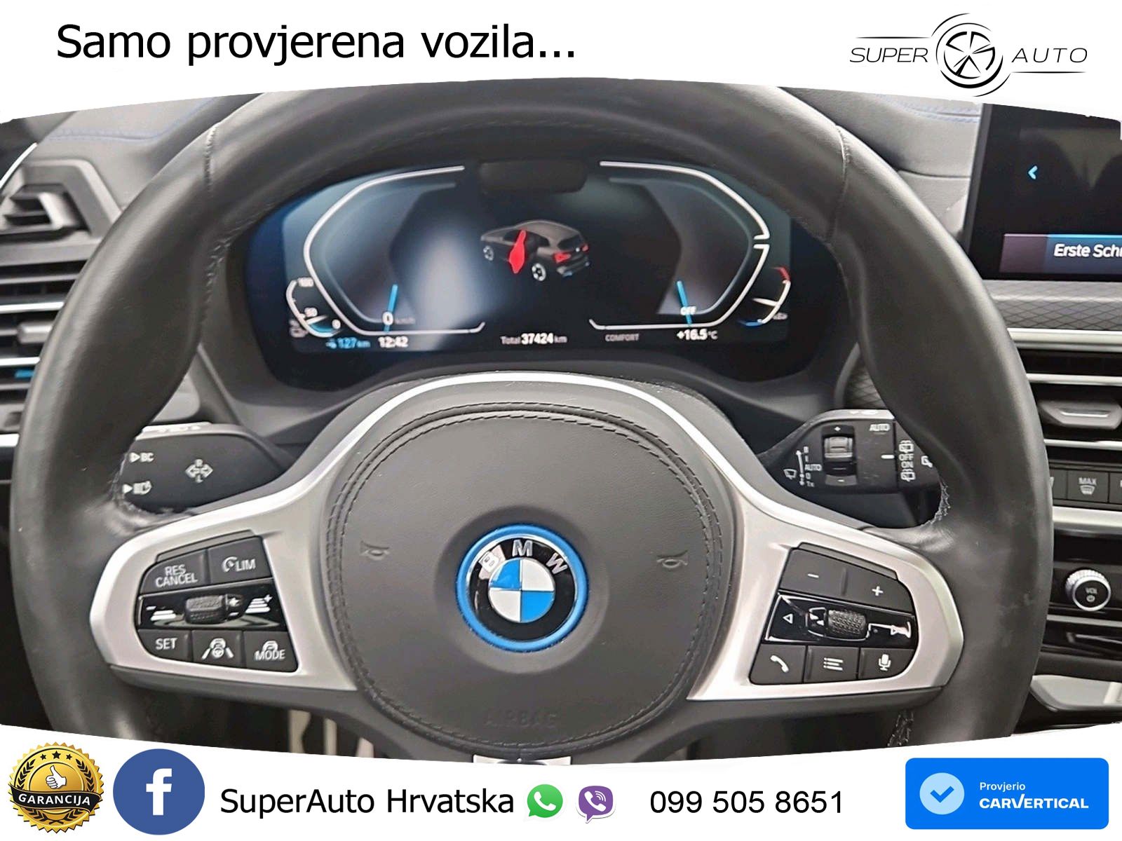 BMW iX3 80 kWh (286 KS) M Sport LED+GR SJED+ACC