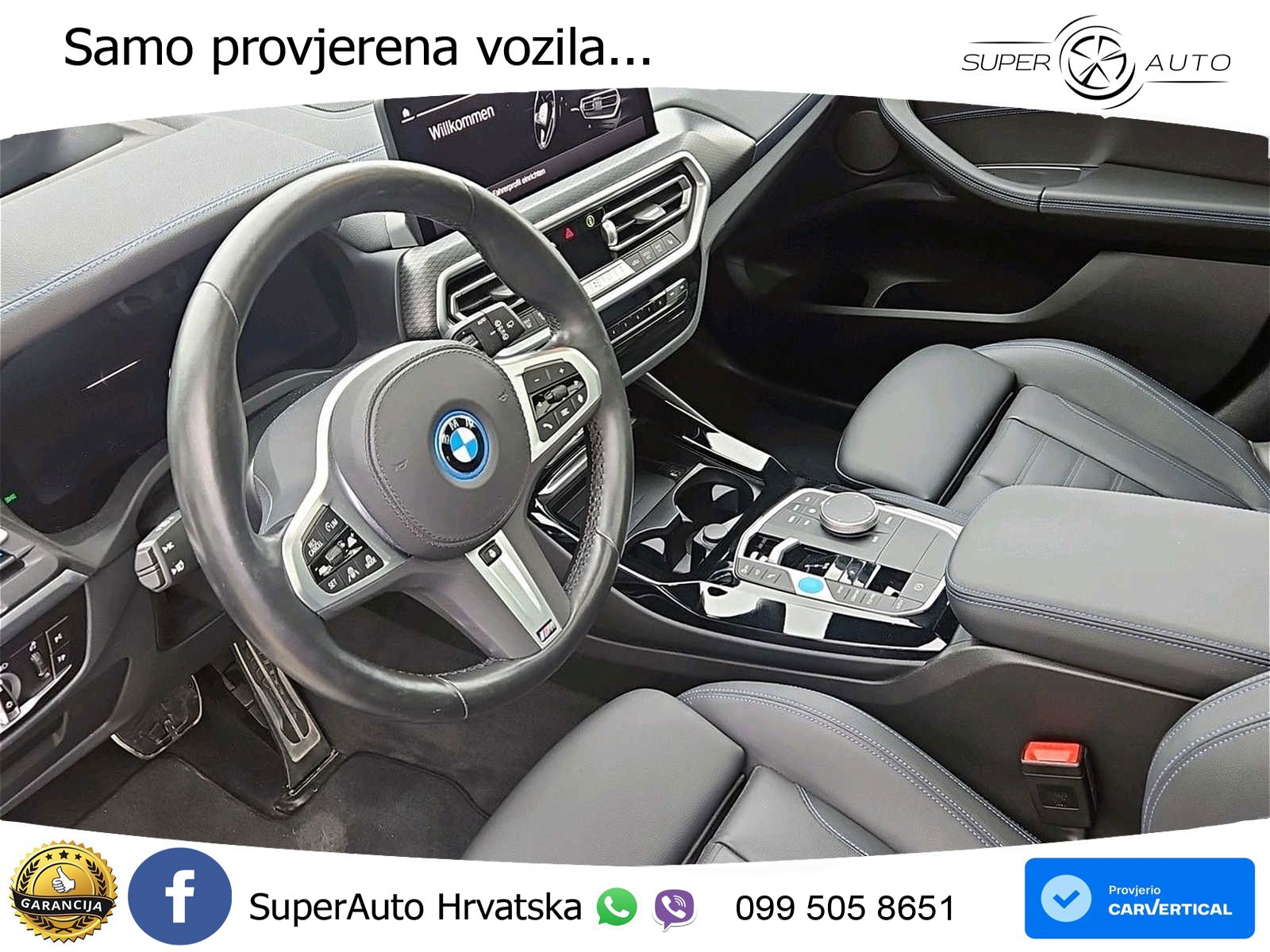 BMW iX3 80 kWh (286 KS) M Sport LED+GR SJED+ACC