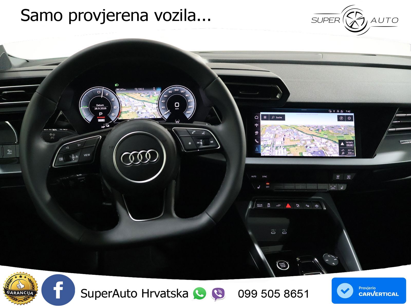 Audi A3 Sportback 40 TFSI e (204 KS) Plug-in Hybrid S tronic S line LED+GR SJED+ACC