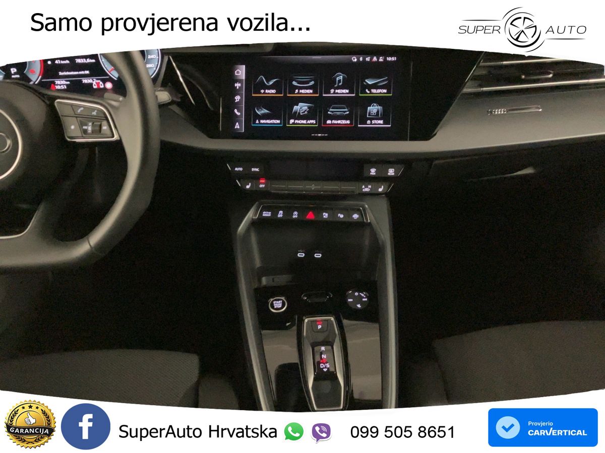 Audi A3 Sportback 30 TFSI (116 KS) Mild Hybrid S tronic S line LED+GR SJED+ACC