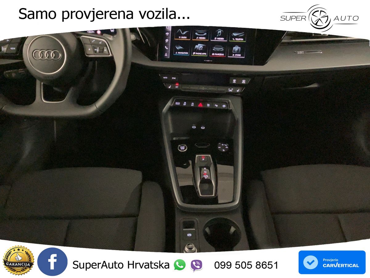 Audi A3 Sportback 30 TFSI (116 KS) Mild Hybrid S tronic S line LED+GR SJED+ACC