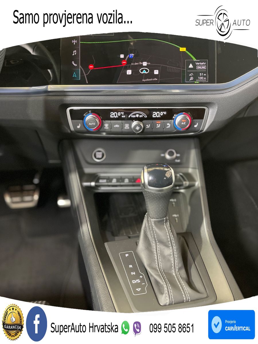 Audi Q3 Sportback 40 TFSI (190 KS) quattro S tronic S line LED+GR SJED+ACC