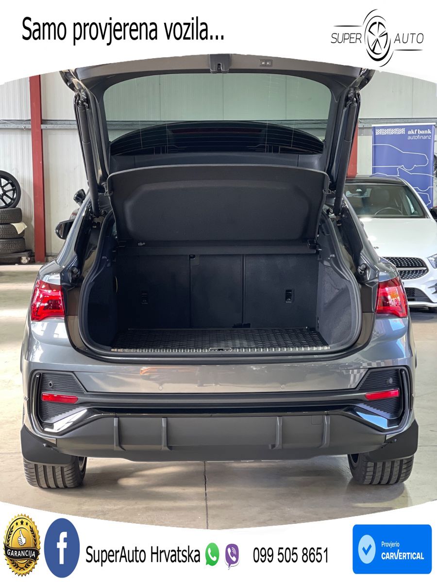 Audi Q3 Sportback 40 TFSI (190 KS) quattro S tronic S line LED+GR SJED+ACC
