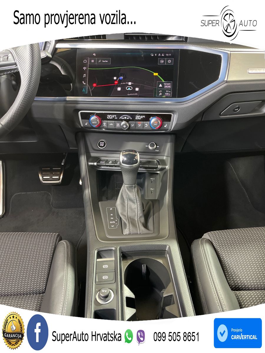 Audi Q3 Sportback 40 TFSI (190 KS) quattro S tronic S line LED+GR SJED+ACC