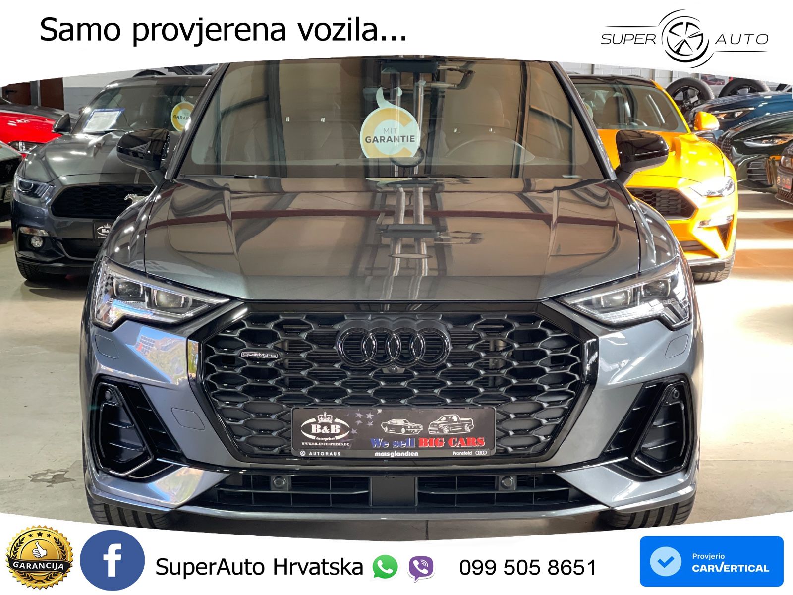 Audi Q3 Sportback 40 TFSI (190 KS) quattro S tronic S line LED+GR SJED+ACC
