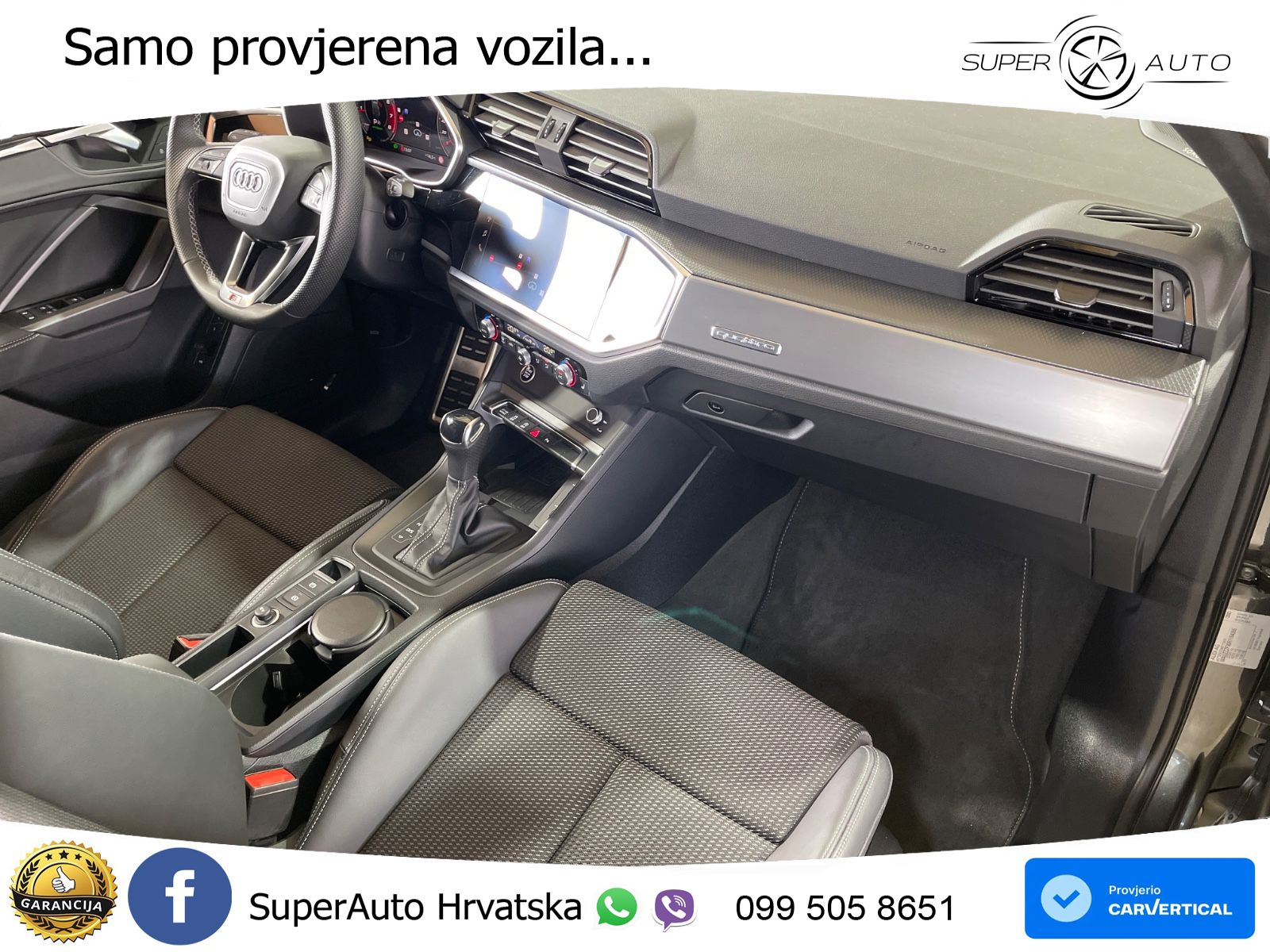 Audi Q3 Sportback 40 TFSI (190 KS) quattro S tronic S line LED+GR SJED+ACC