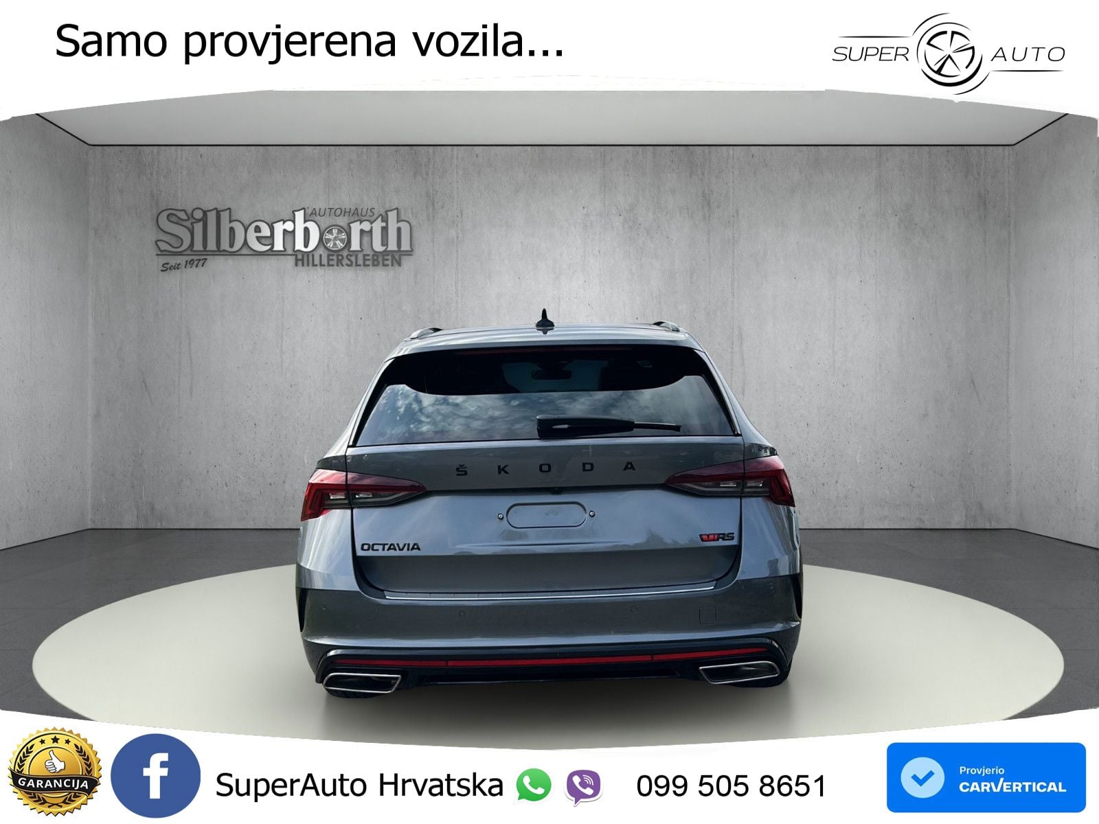 Škoda Octavia Combi RS 2.0 TDI (200 KS) DSG LED+GR SJED+ACC