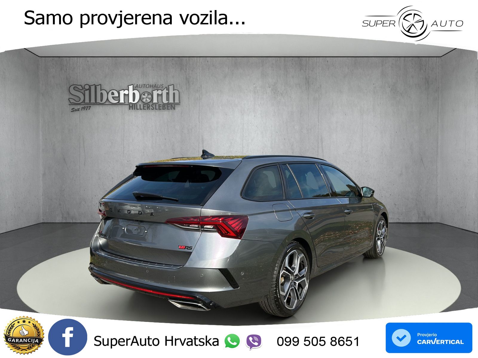 Škoda Octavia Combi RS 2.0 TDI (200 KS) DSG LED+GR SJED+ACC
