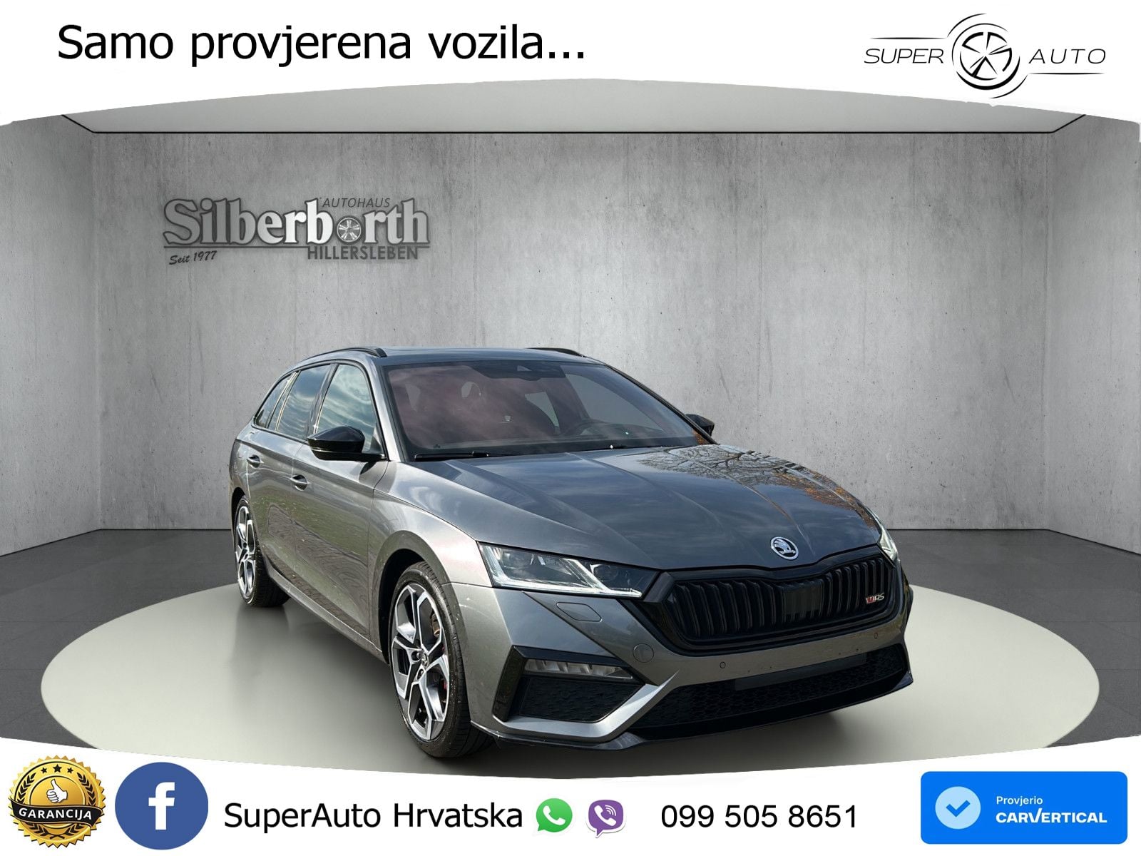 Škoda Octavia Combi RS 2.0 TDI (200 KS) DSG LED+GR SJED+ACC