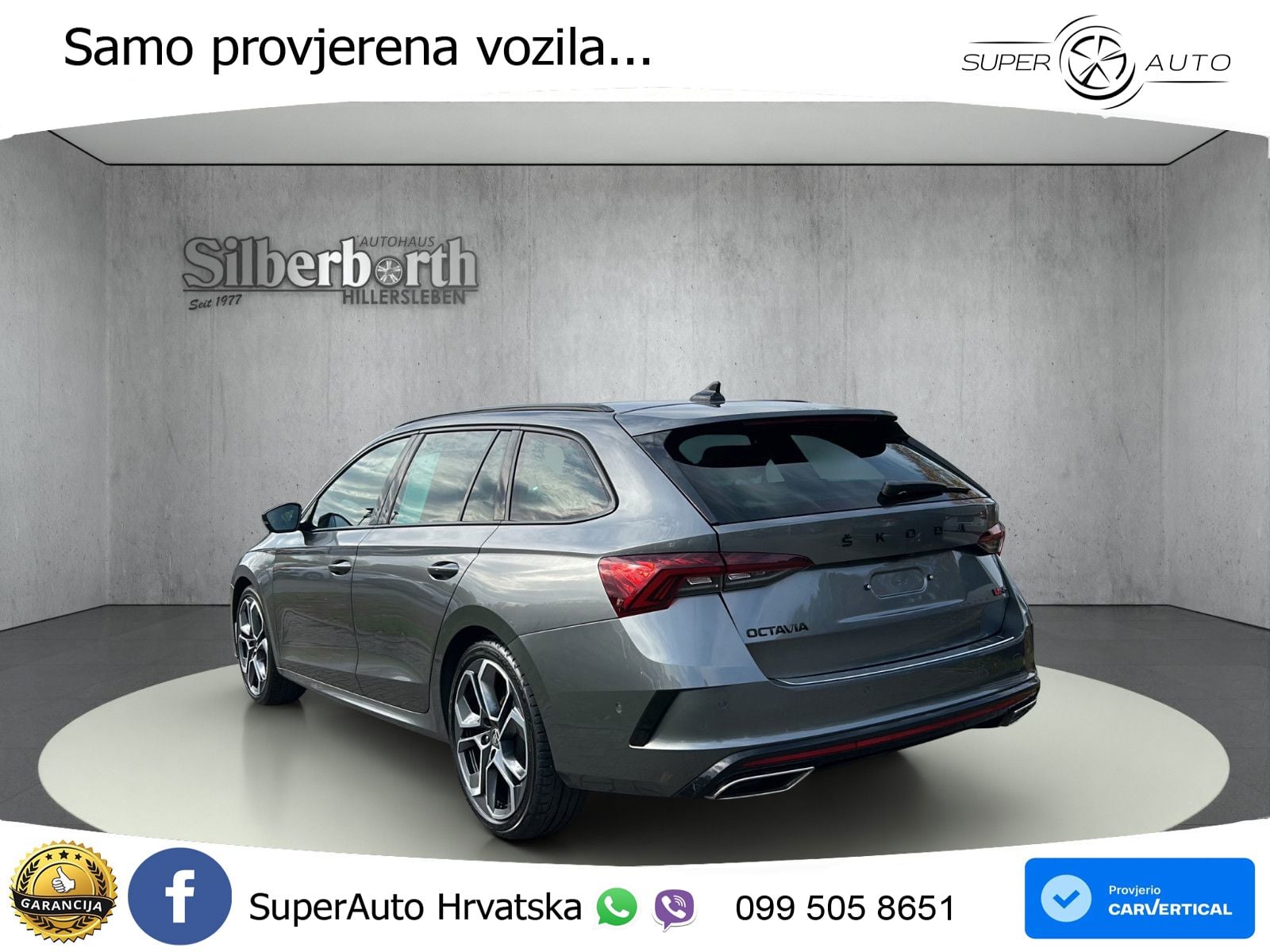 Škoda Octavia Combi RS 2.0 TDI (200 KS) DSG LED+GR SJED+ACC