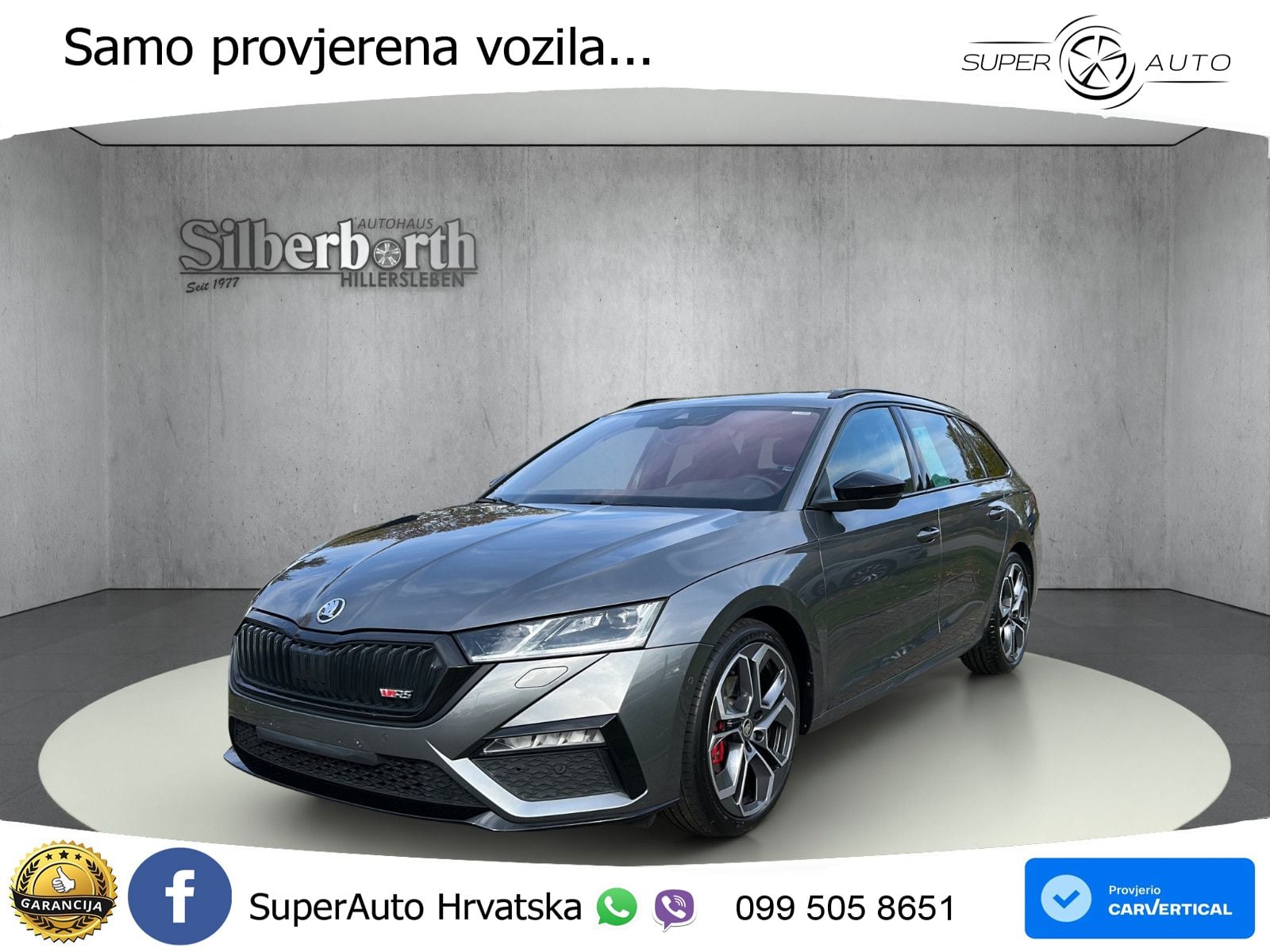 Škoda Octavia Combi RS 2.0 TDI (200 KS) DSG LED+GR SJED+ACC