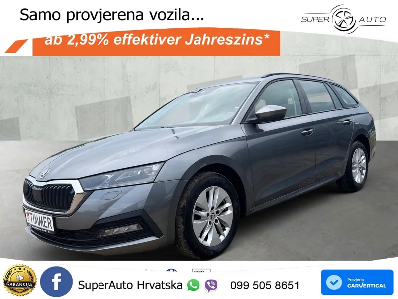 Škoda Octavia Combi 2.0 TDI (150 KS) DSG LED+GR SJED+ACC