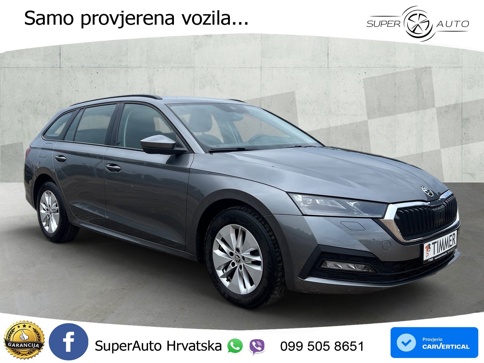 Škoda Octavia Combi 2.0 TDI (150 KS) DSG LED+GR SJED+ACC