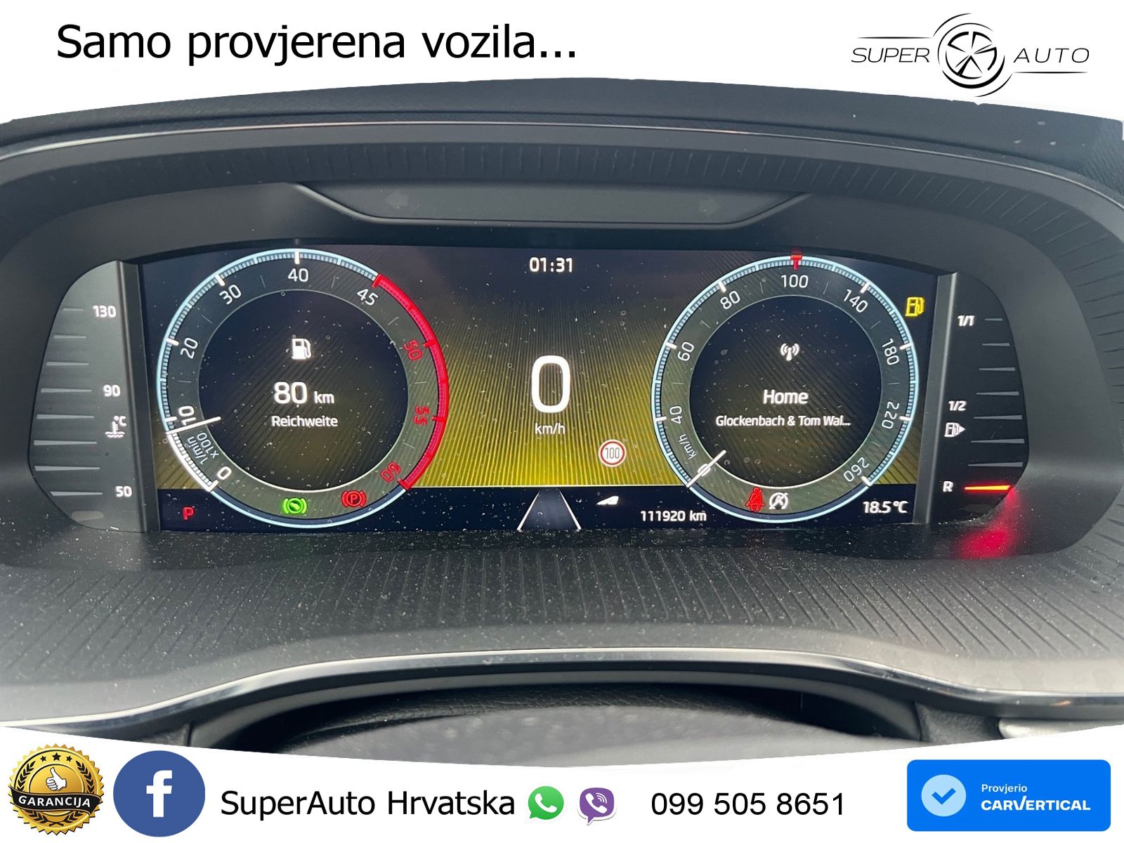 Škoda Octavia Combi 2.0 TDI (150 KS) DSG LED+GR SJED+ACC
