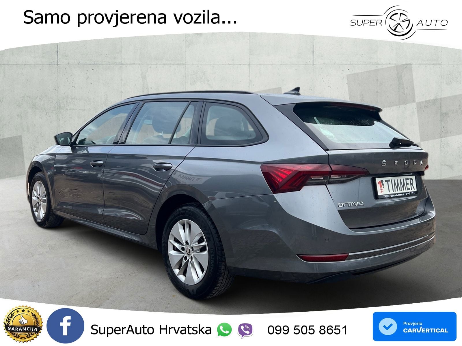 Škoda Octavia Combi 2.0 TDI (150 KS) DSG LED+GR SJED+ACC