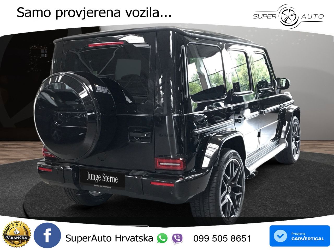 Mercedes AMG G 63 Long V8 (585 KS) 4MATIC 9G-TRONIC AMG SPEEDSHIFT PLUS LED+ACC