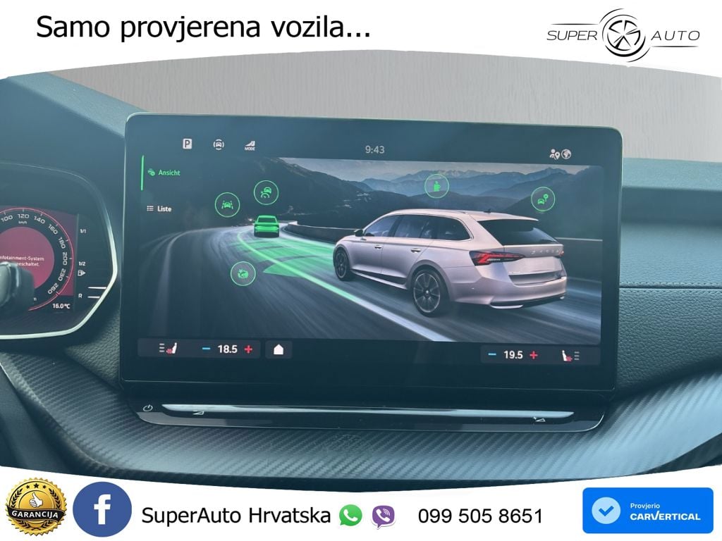 Škoda Octavia Combi 1.5 TSI (150 KS) DSG SportLine LED+GR SJED+ACC