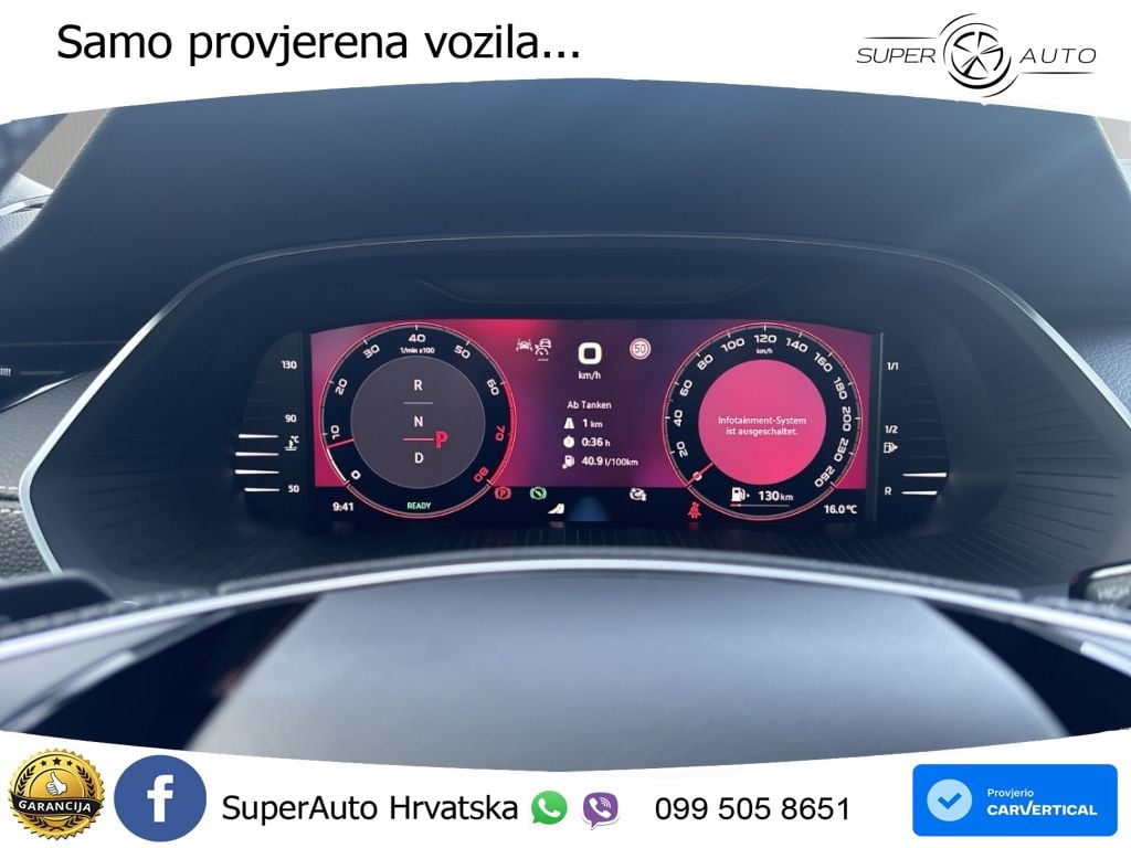 Škoda Octavia Combi 1.5 TSI (150 KS) DSG SportLine LED+GR SJED+ACC