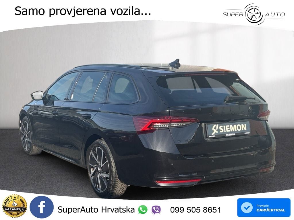 Škoda Octavia Combi 1.5 TSI (150 KS) DSG SportLine LED+GR SJED+ACC