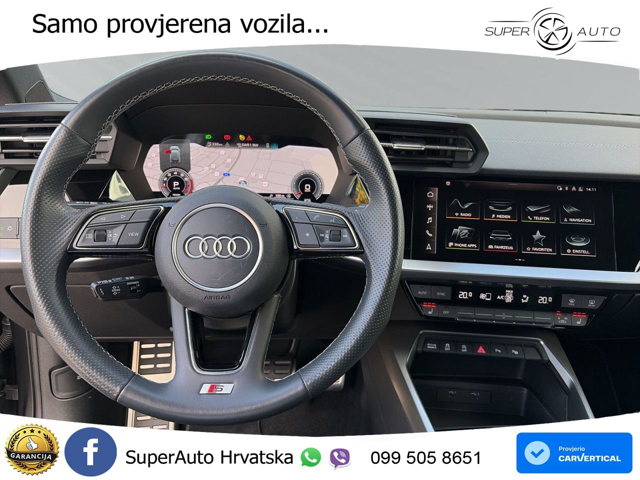 Audi A3 40 TFSI (190 KS) quattro S tronic S line