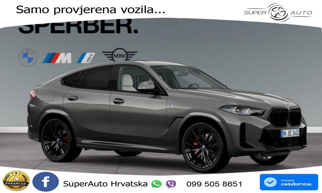 BMW X6 30d (298 KS) xDrive Steptronic M Sport LED+GR SJED+ACC