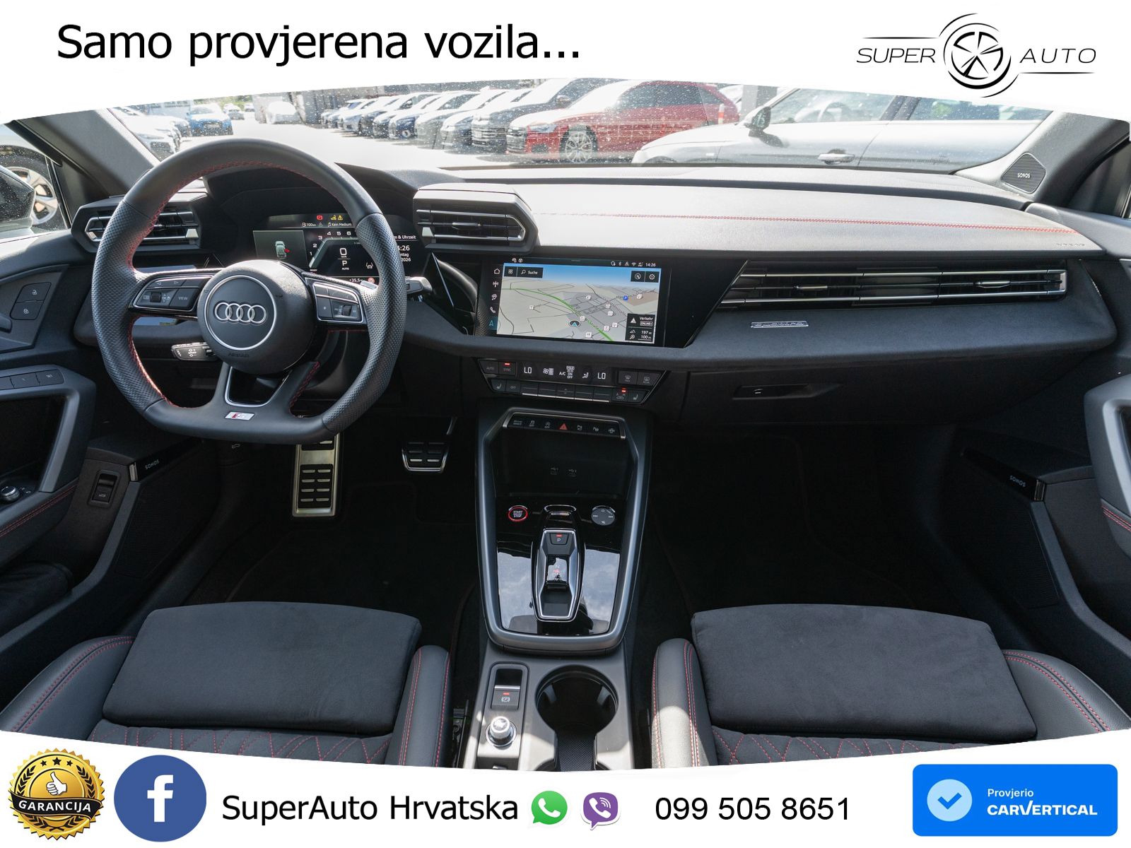 Audi S3 2.0 TFSI (333 KS) quattro S tronic MATRIX+GR SJED+KAM