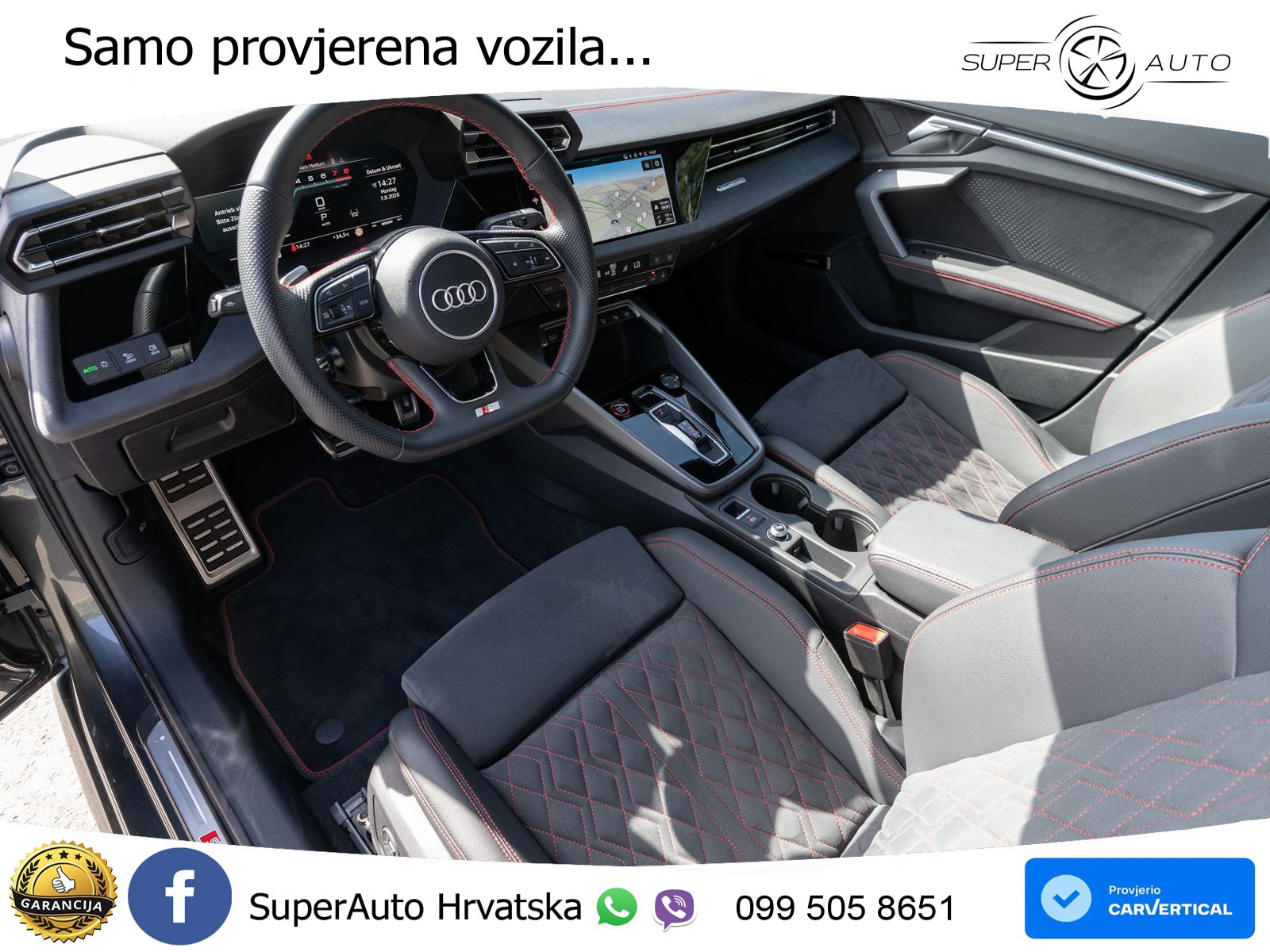 Audi S3 2.0 TFSI (333 KS) quattro S tronic MATRIX+GR SJED+KAM