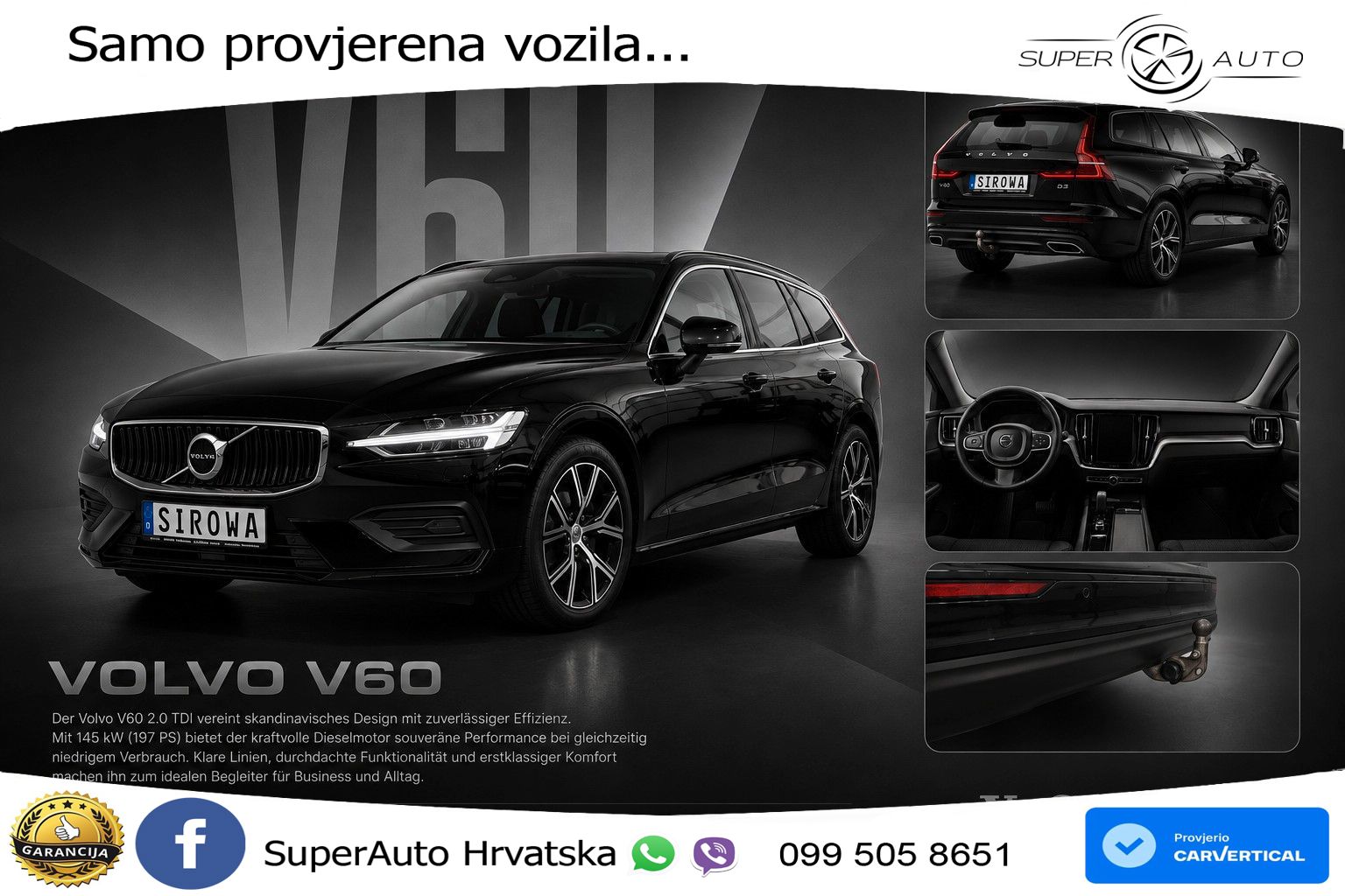 Volvo V60 2.0 B4 Diesel Geartronic