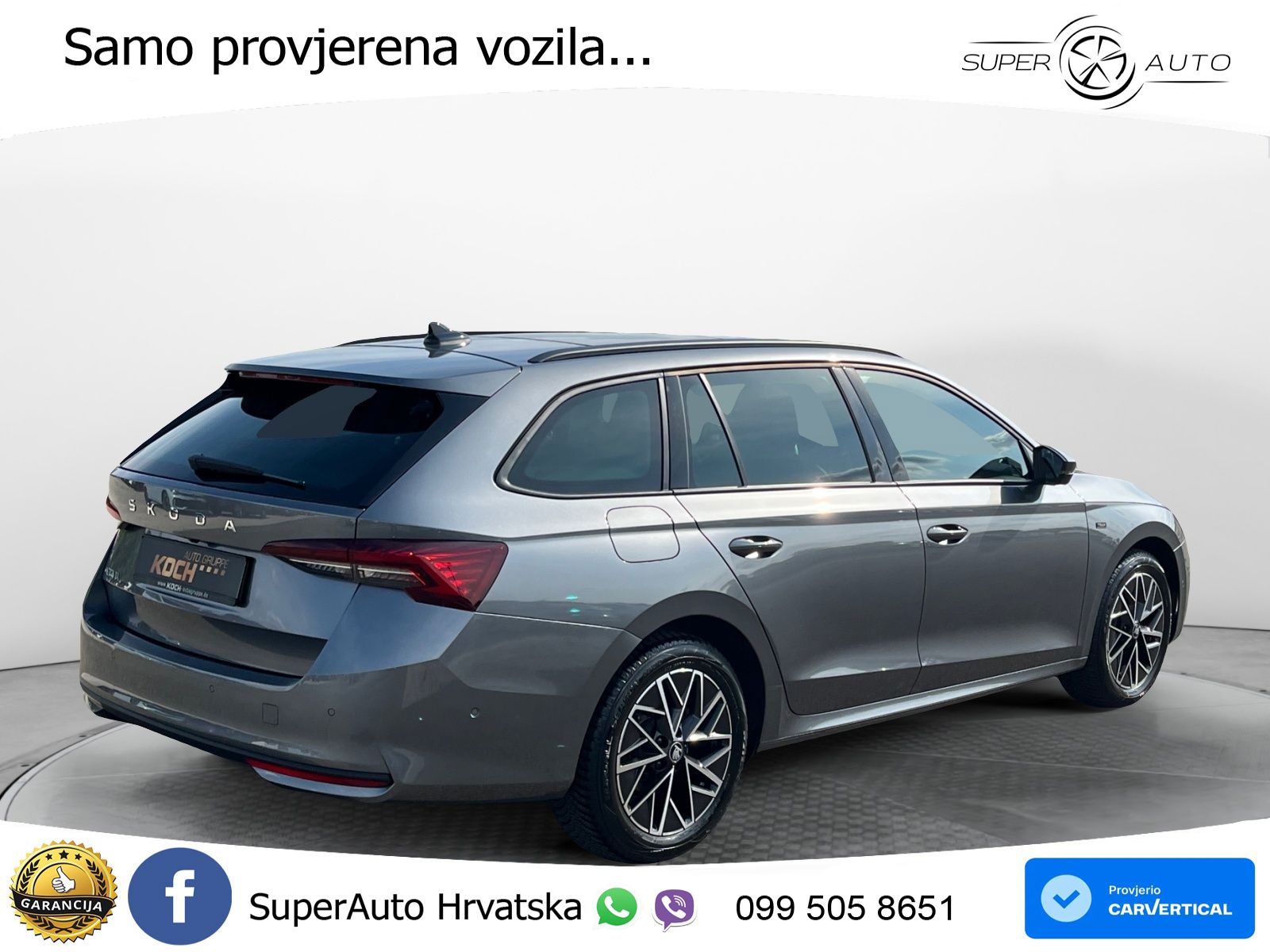 Škoda Octavia Combi 2.0 TDI (150 KS) DSG LED+GR SJED+ACC