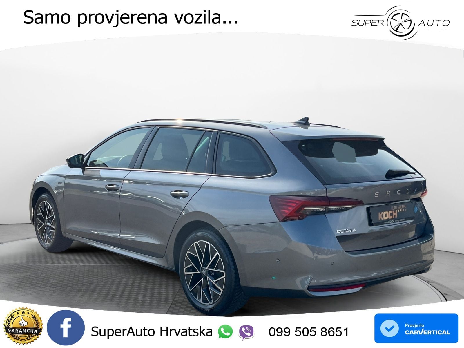 Škoda Octavia Combi 2.0 TDI (150 KS) DSG LED+GR SJED+ACC