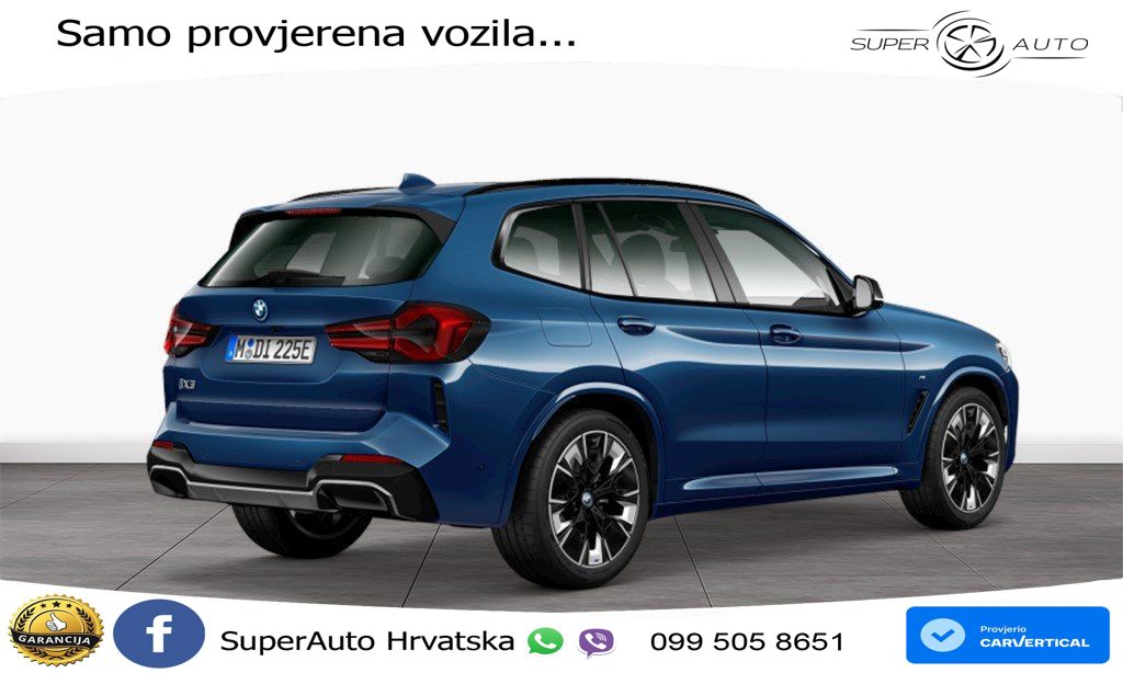 BMW iX3 80 kWh (286 KS) M Sport LED+GR SJED+ACC