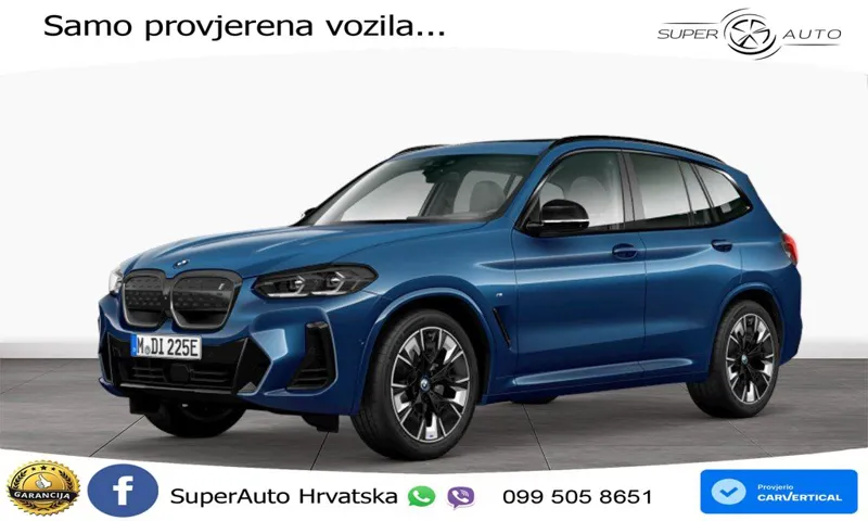 BMW iX3 80 kWh (286 KS) M Sport LED+GR SJED+ACC