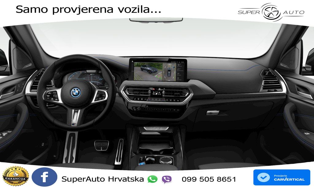 BMW iX3 80 kWh (286 KS) M Sport LED+GR SJED+ACC