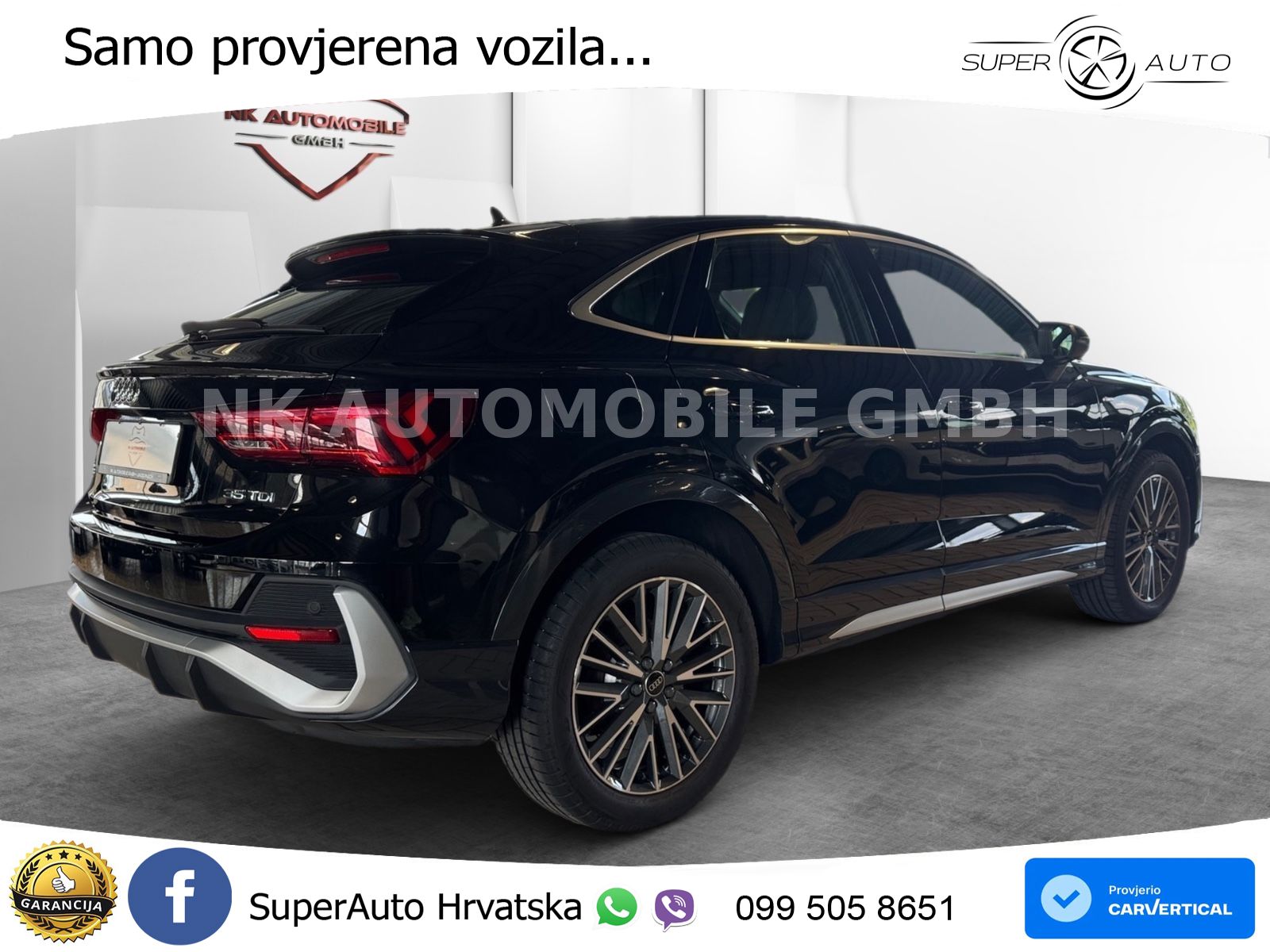 Audi Q3 Sportback 35 TDI (150 KS) S tronic LED+GR SJED+ACC