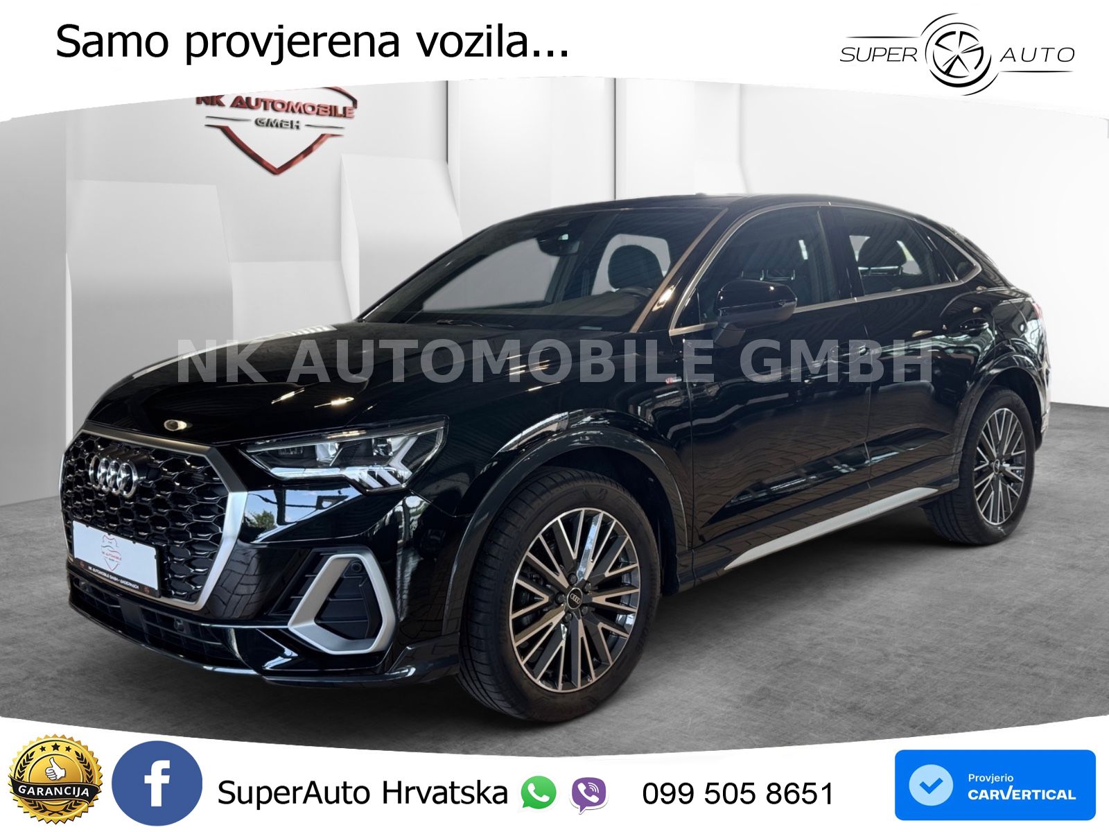 Audi Q3 Sportback 35 TDI (150 KS) S tronic LED+GR SJED+ACC