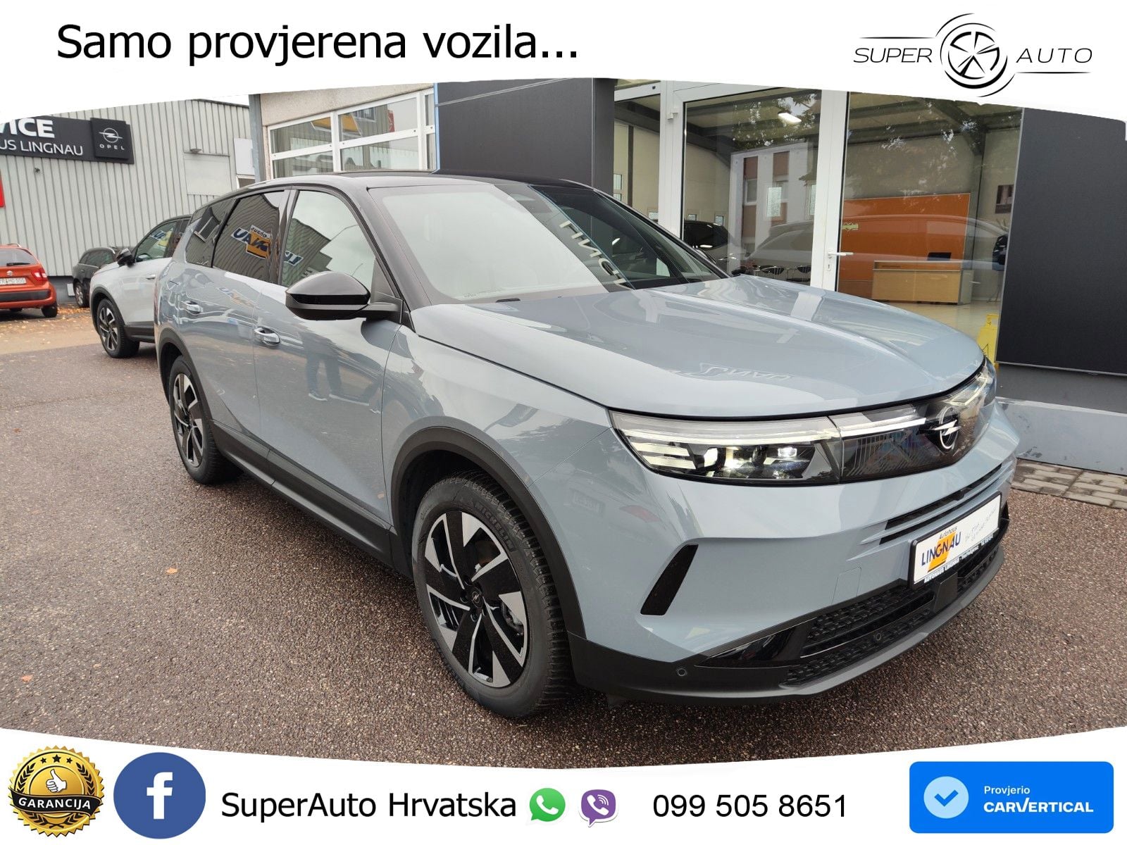 Opel Grandland 1.2 Turbo (145 KS) Hybrid eDCT GS LED+GR SJED+ACC