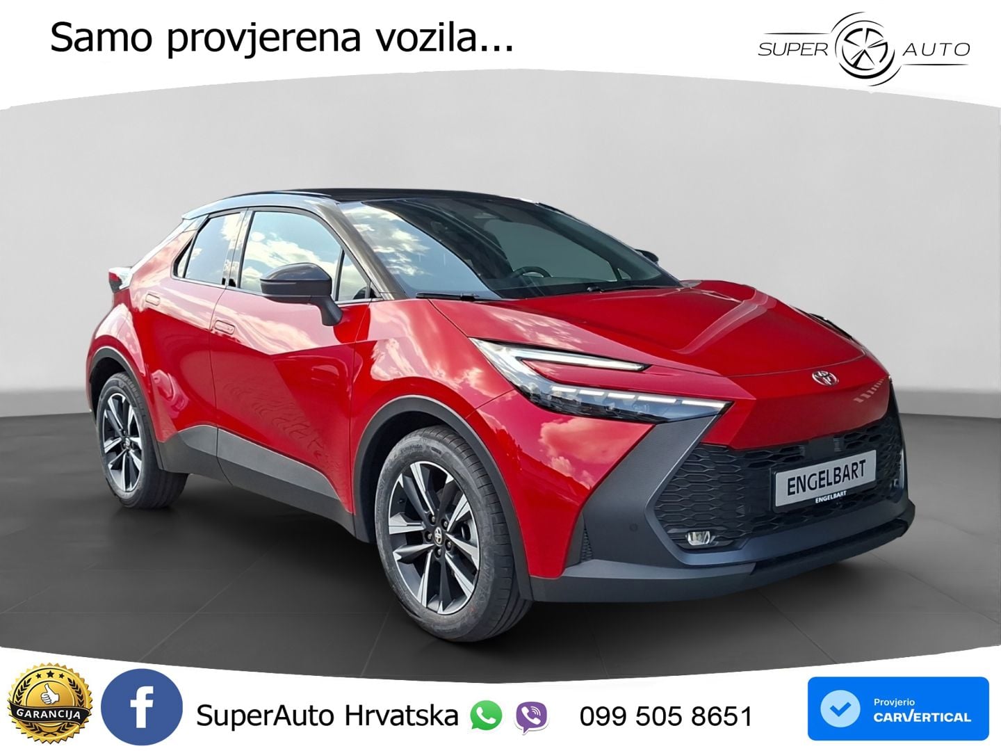 Toyota C-HR 1.8 (140 KS) Hybrid e-CVT Teamplayer LED+GR SJED+ACC