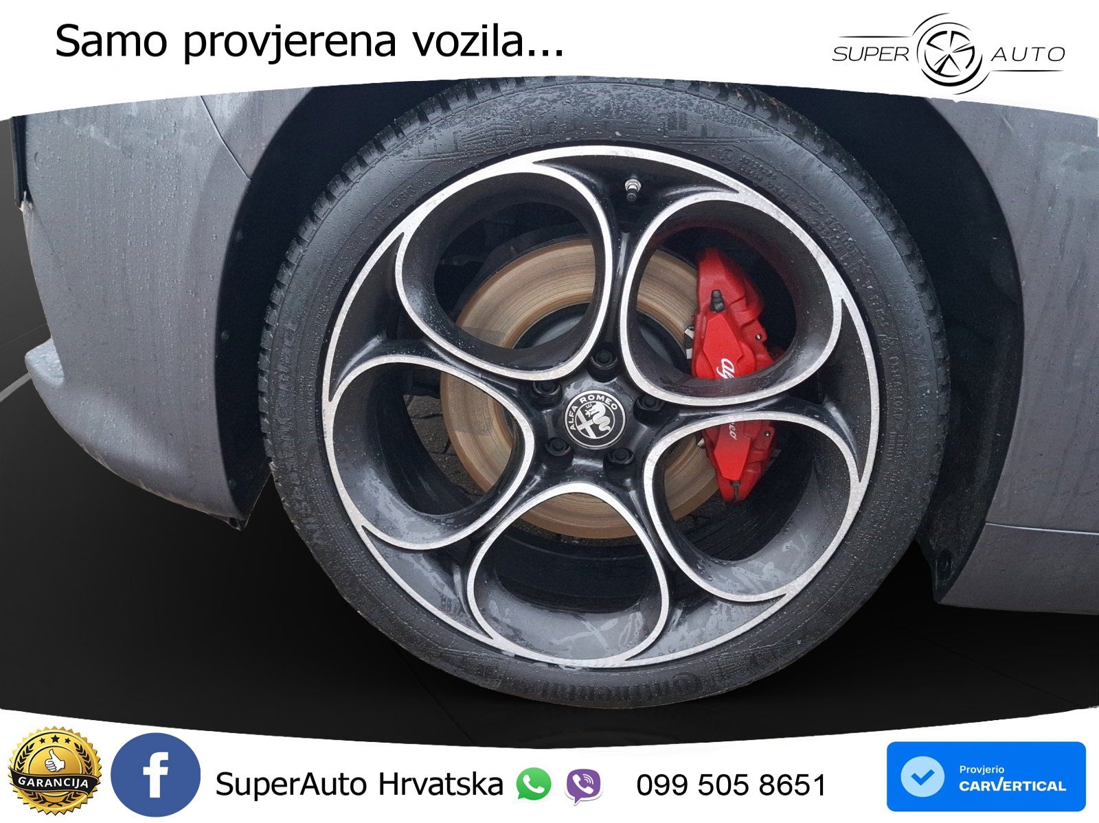 Alfa Romeo Giulia 2.0 Turbo (280 KS) AWD Automatic LED+GR SJED+ACC