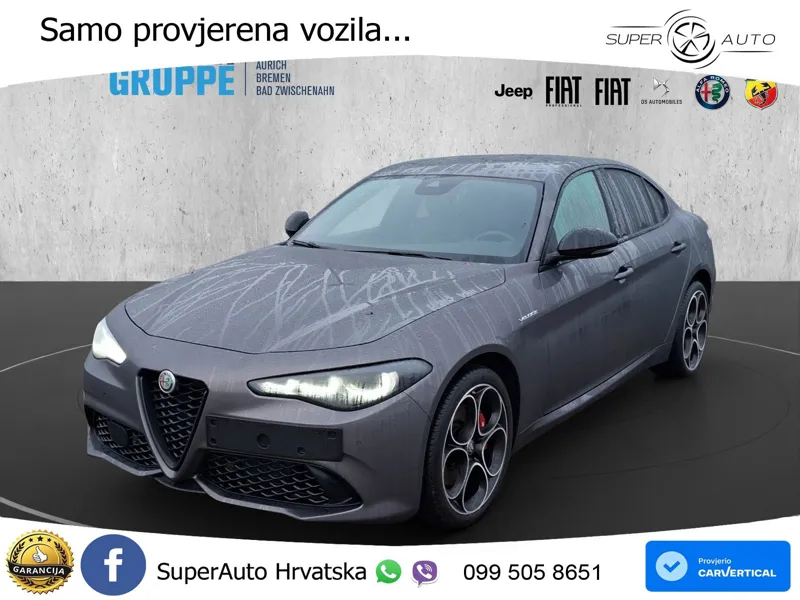 Alfa Romeo Giulia 2.0 Turbo (280 KS) AWD Automatic LED+GR SJED+ACC