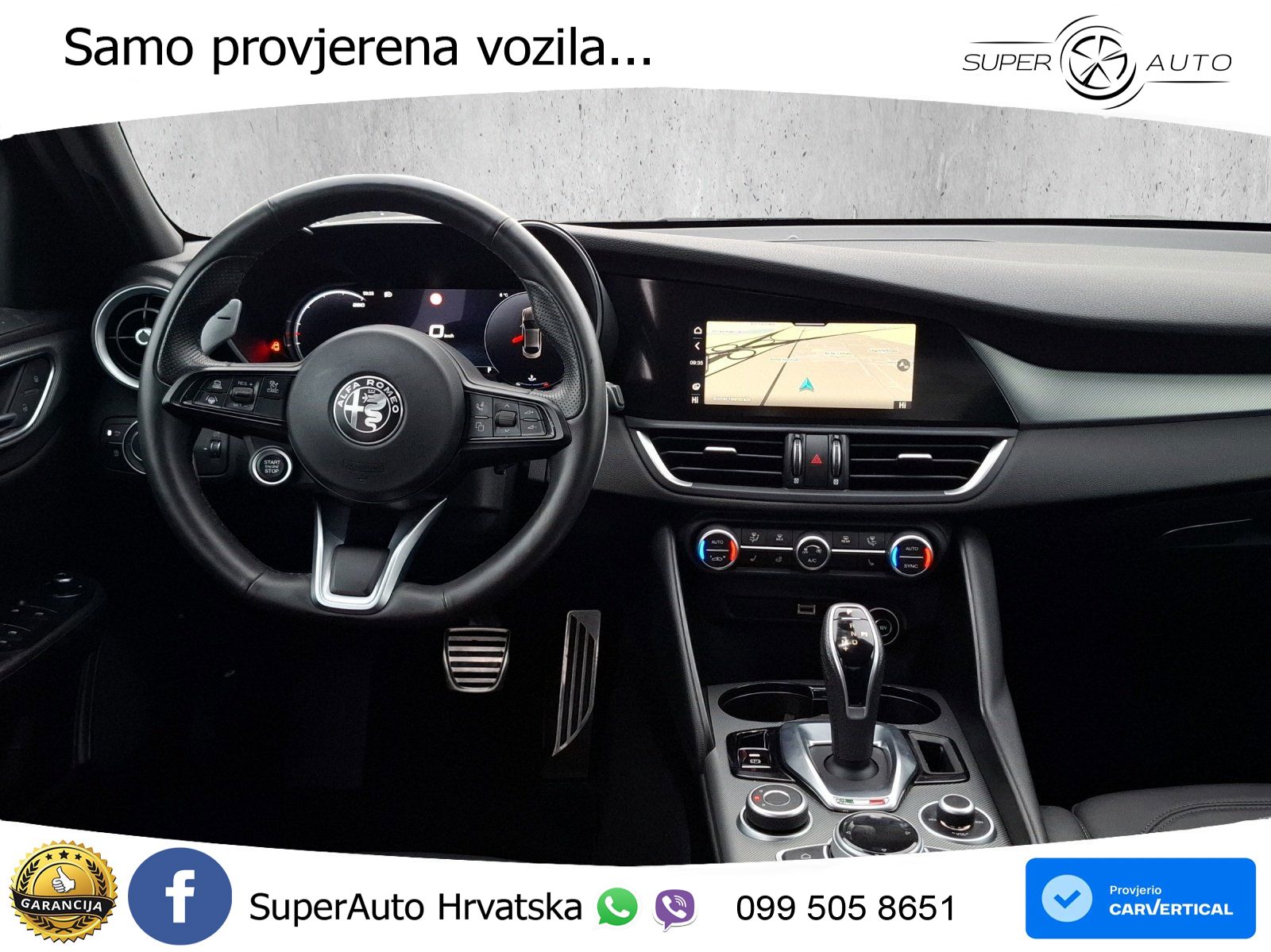 Alfa Romeo Giulia 2.0 Turbo (280 KS) AWD Automatic LED+GR SJED+ACC
