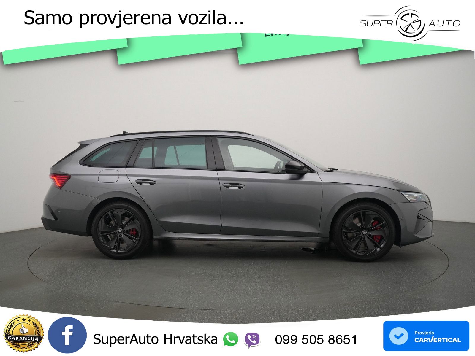 Škoda Octavia Combi RS 2.0 TSI (265 KS) DSG MATRIX+GR SJED+KAM